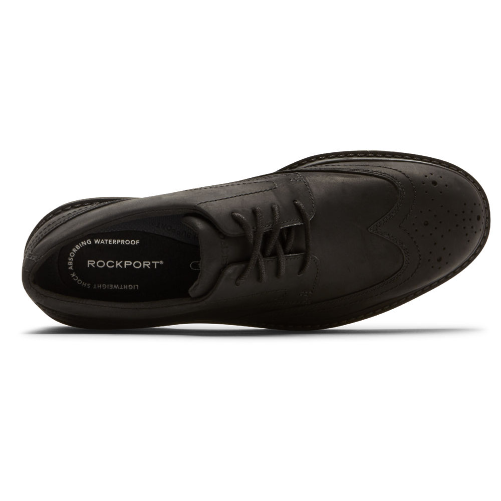 Rockport Sneakers Herr Svarta - Charlee Waterproof Wingtip - JYBUR5681